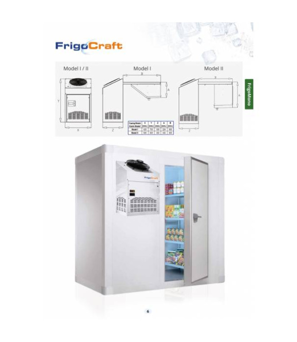 Monoblok  Embraco Hermetik Soğutma Cihazı  0,70 HP ( -18°C / -25°C )